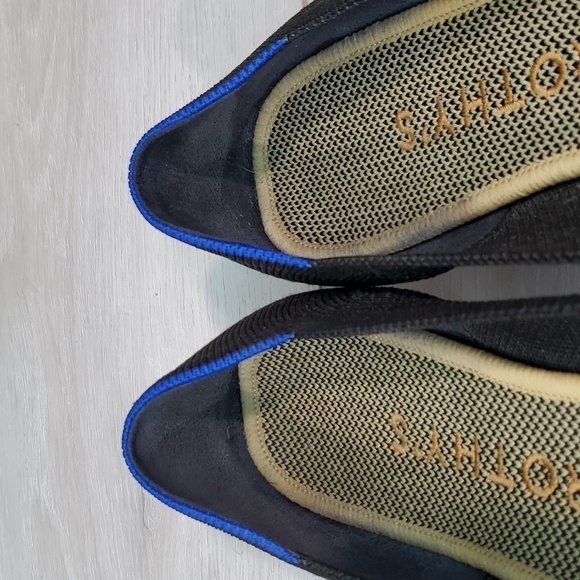 Rothy’s Womens Licorice Pointed Retired Toe Flats Loafer Ballet shoes sz 10 - Picture 5 of 16